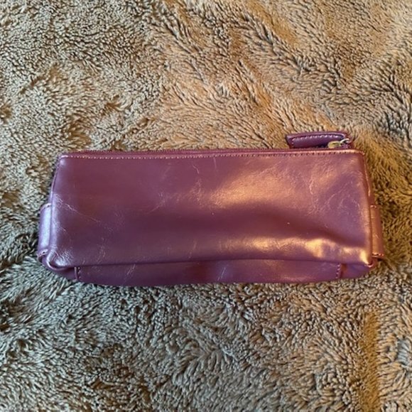 Makeup Bag Purple Faux leather - Picture 2 of 6